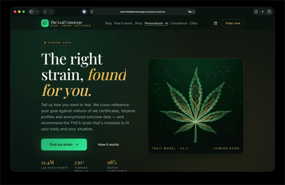 The Leaf Concierge — plant detail