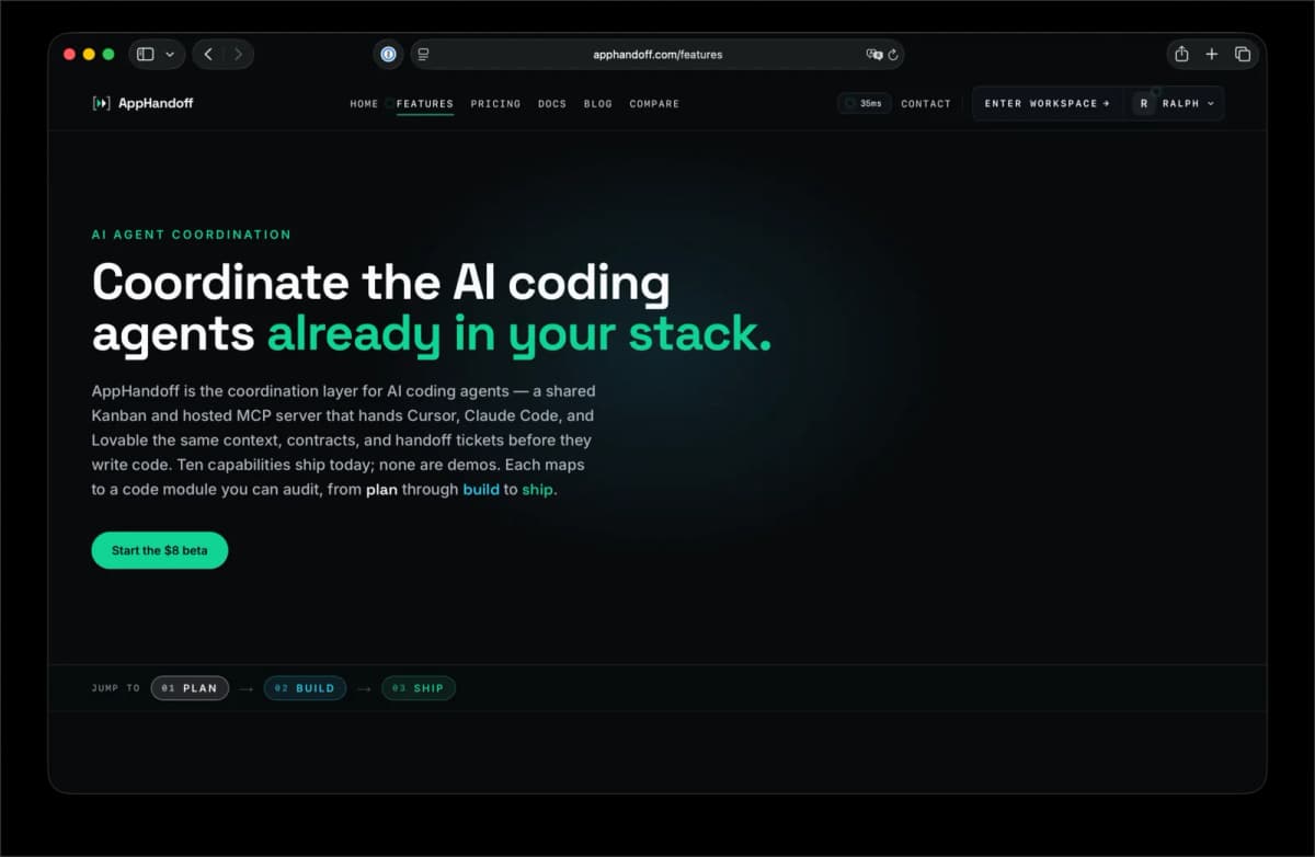 AppHandoff — MCP bridge for AI-built apps — preview