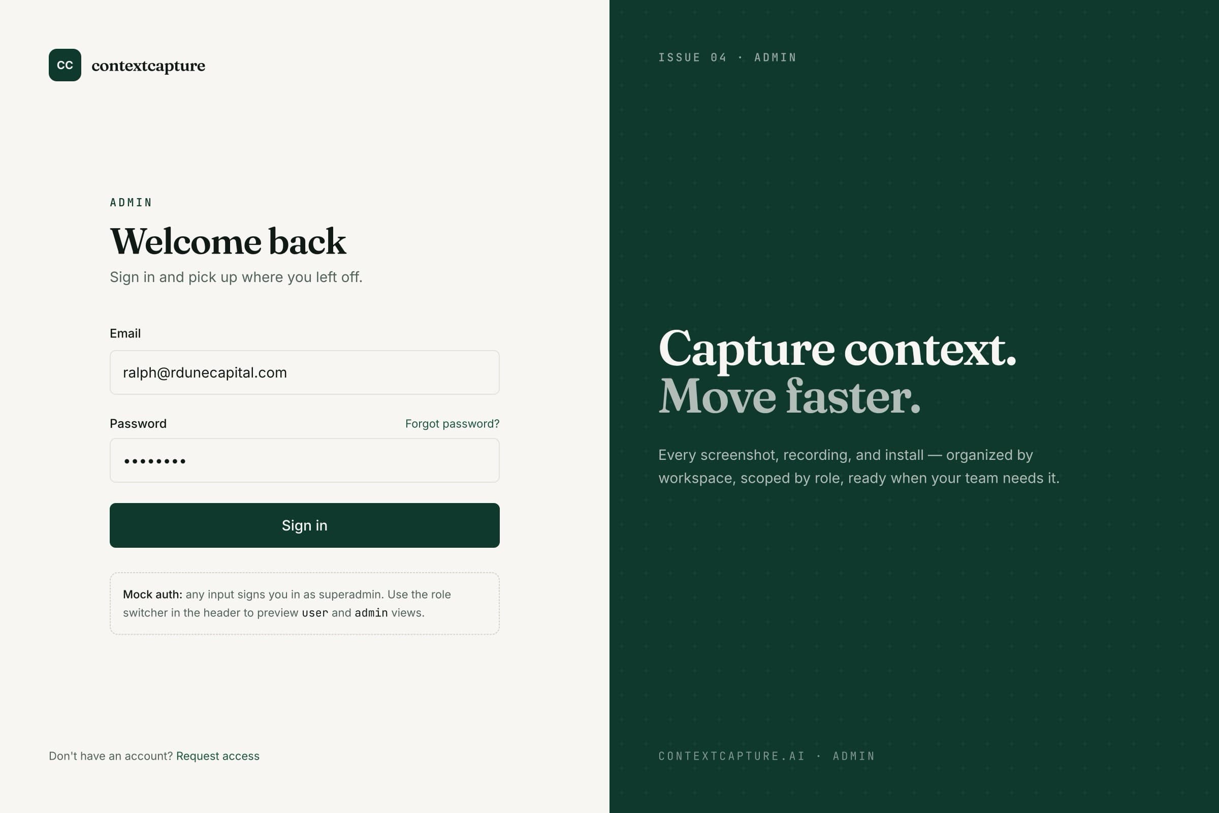 Context Capture — bug reports with the page included — gallery