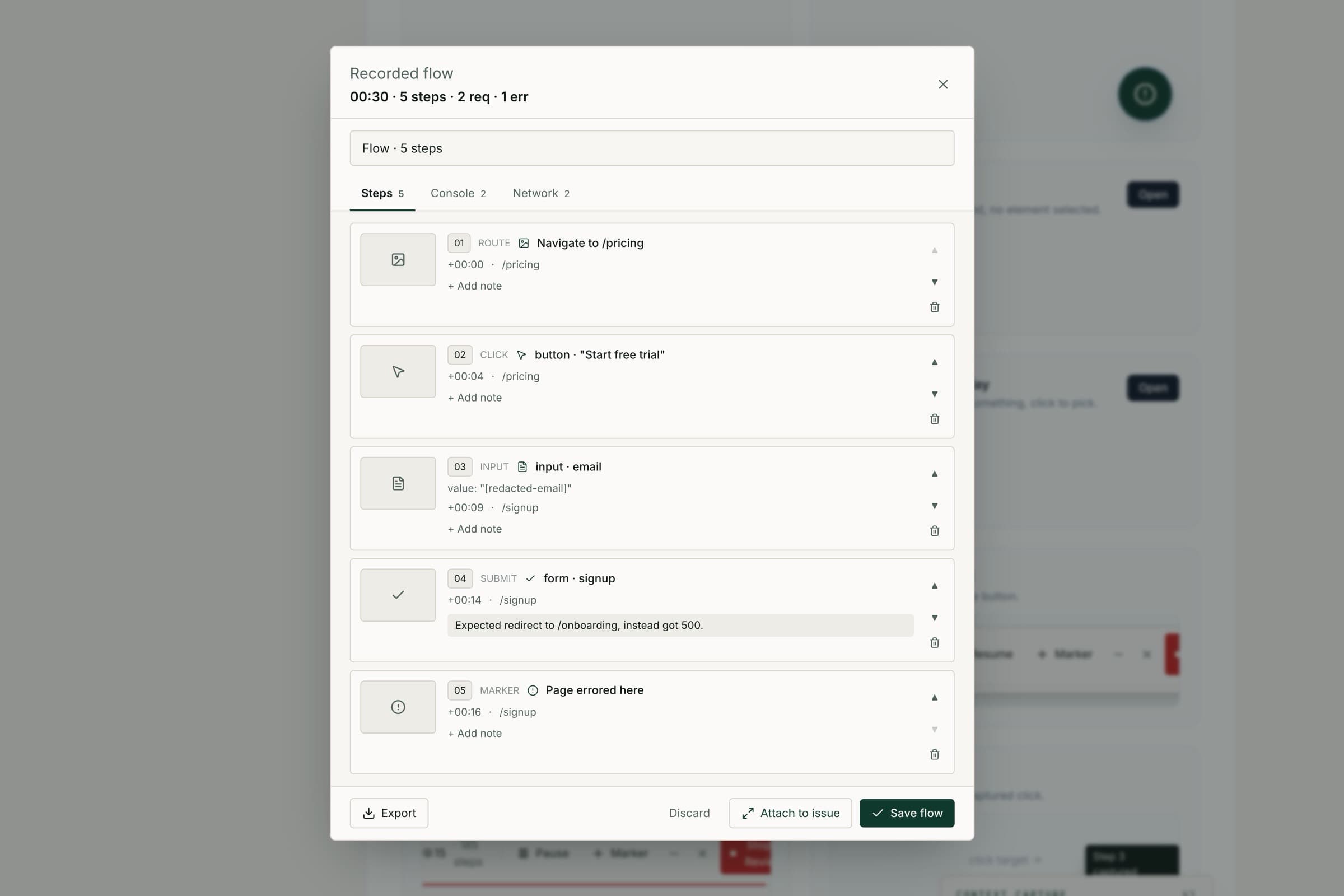 Context Capture — bug reports with the page included — gallery