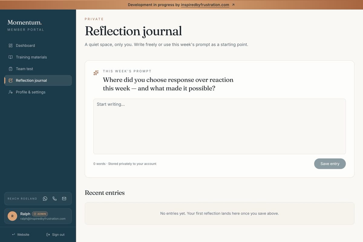 Roeland — local service workflow and referral surface — gallery