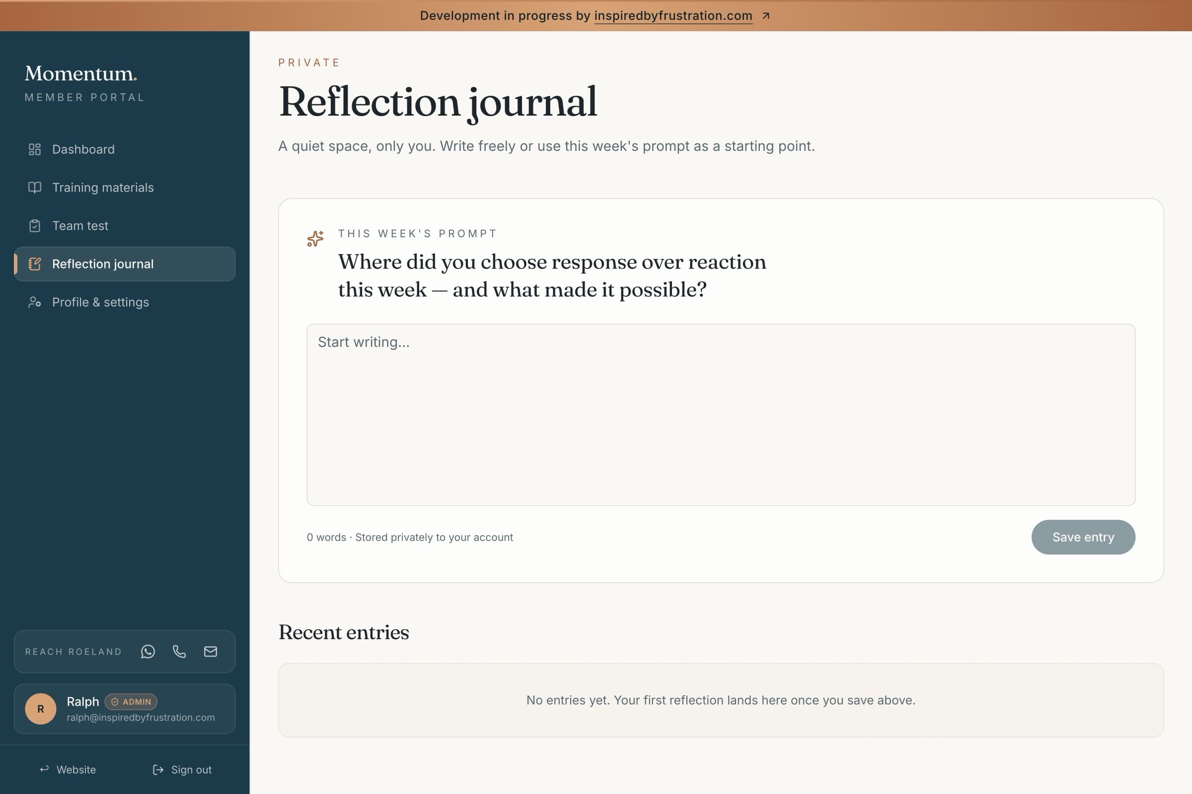 Roeland — local service workflow and referral surface — gallery